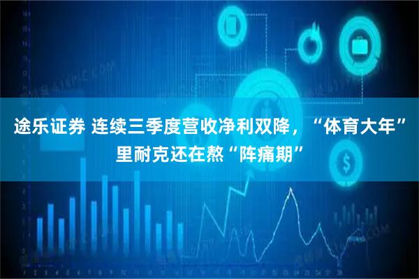 途乐证券 连续三季度营收净利双降，“体育大年”里耐克还在熬“阵痛期”