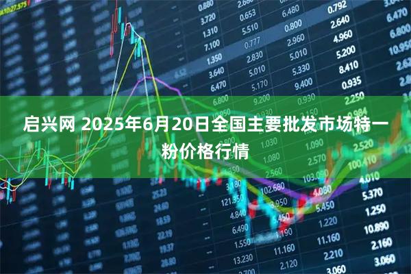 启兴网 2025年6月20日全国主要批发市场特一粉价格行情