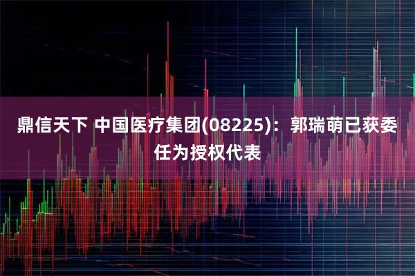 鼎信天下 中国医疗集团(08225)：郭瑞萌已获委任为授权代表